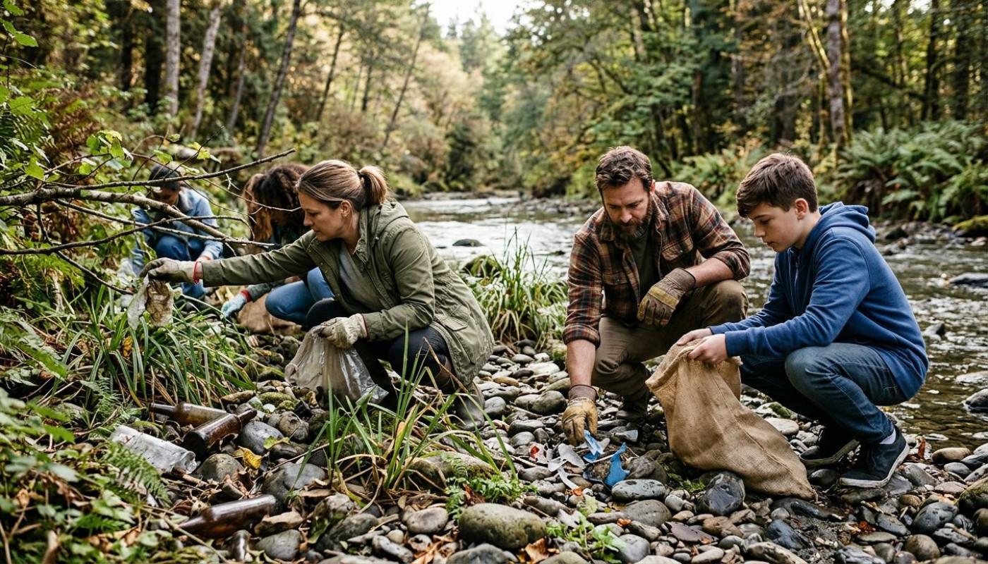 Contact direct avec la nature : enjeux écologiques du nettoyage extérieur